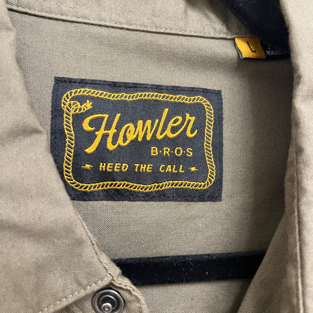 Howler Bros Crosscut Deluxe Snapshirt - Ocahui NWOT Sz Large - Picture 3 of 5